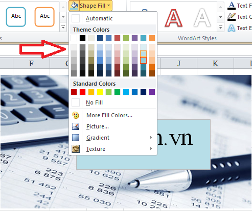 Hướng dẫn các bước chèn chữ vào ảnh trong Excel