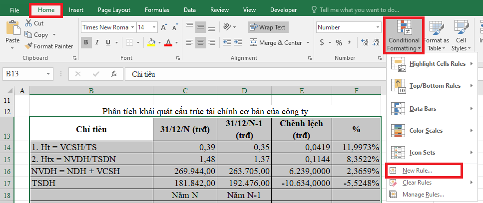 Hướng dẫn tô màu cột xen kẽ trong Microsoft Excel