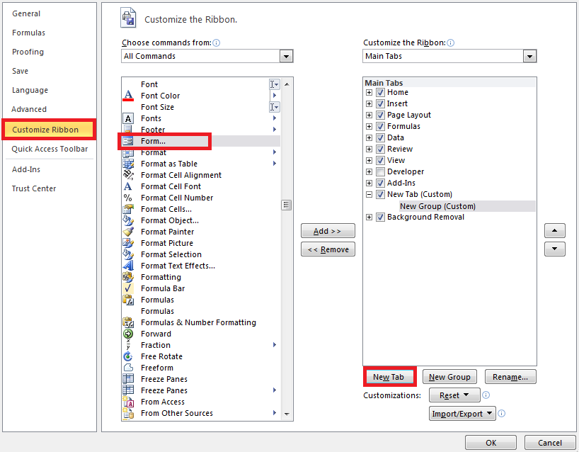 Mách bạn các bước tạo form nhập liệu trong Excel