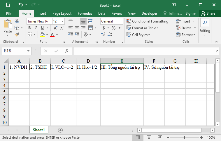 Bật mí 20 cách sử dụng tính năng Paste trong Excel