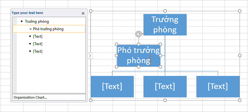 Hướng dẫn tạo sơ đồ tổ chức cực kỳ đơn giản trong Excel