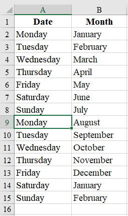 Hướng dẫn điền dữ liệu tự động (Autofill) trong Excel