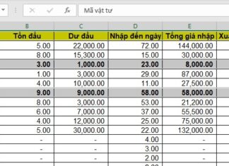 Hướng dẫn cách cố định một dòng, nhiều dòng trong Excel