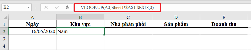 Cách lọc dữ liệu từ Sheet này sang Sheet khác có điều kiện